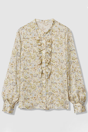 アナイ/ANAYIの【予約販売】ボカシフラワーフリル ブラウス(110400/110403)