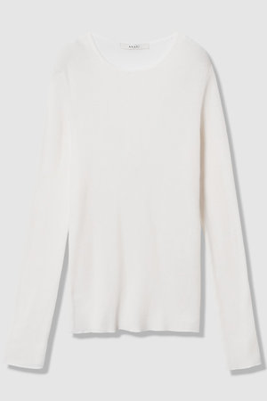 アナイ/ANAYIの【予約販売】シアーコットンナイロンクルー プルオーバー(110300/110301)