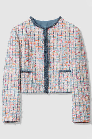 アナイ/ANAYIの【予約販売】【セットアップ対象商品】カラーミックスツイードノーカラー ジャケット(110800/110801)