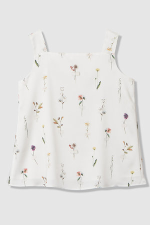 アナイ/ANAYIの【予約販売】【セットアップ対象商品】ボタニカルサテンプリントスクエア ブラウス(110400/110401)