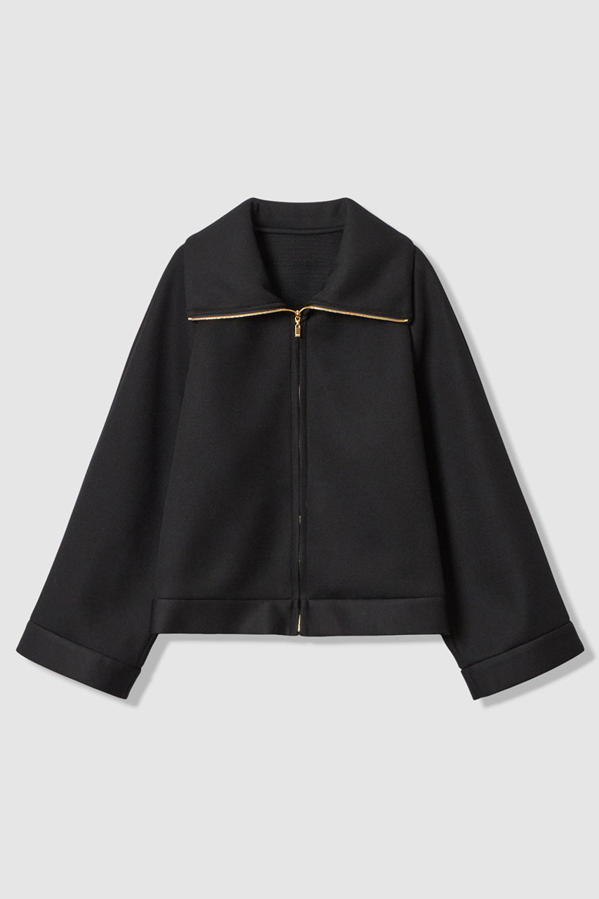 アナイ/ANAYIのメッシュダンボールボクシーブルゾン(ブラック/10261710040-65-380)