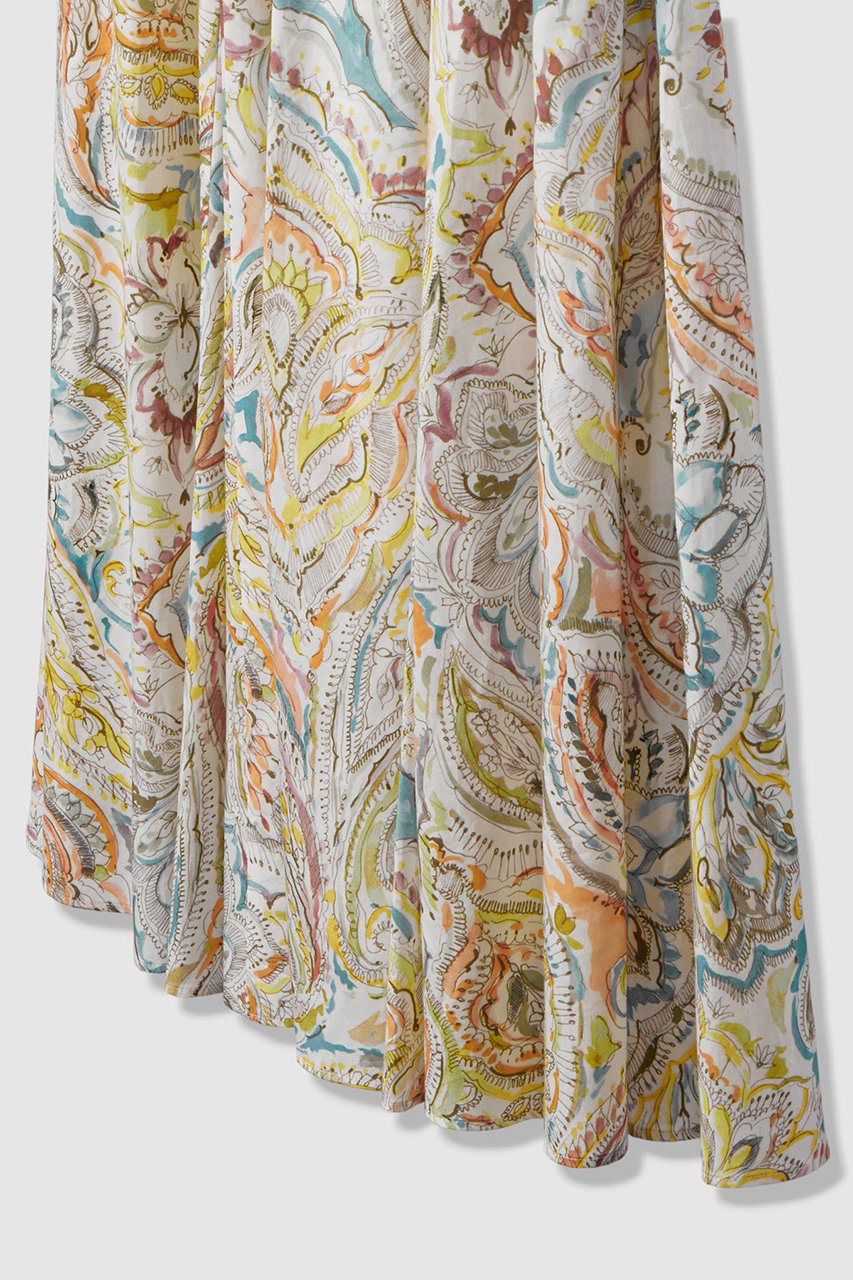 ANAYI(アナイ)｜【予約販売】ペイントペイズリープリントフレア