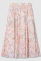 【予約販売】ペイントペイズリープリントフレア スカート アナイ/ANAYI ピンク