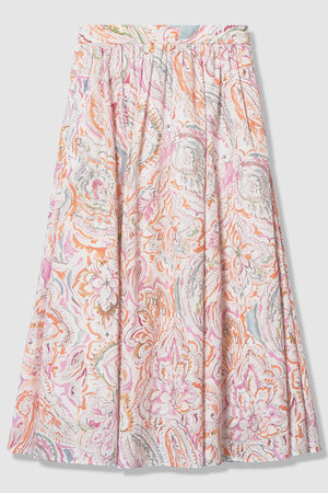 アナイ/ANAYIの【予約販売】ペイントペイズリープリントフレア スカート(110700/110703)