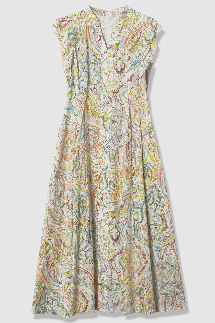 ANAYI(アナイ)｜【予約販売】ペイントペイズリープリントフレア