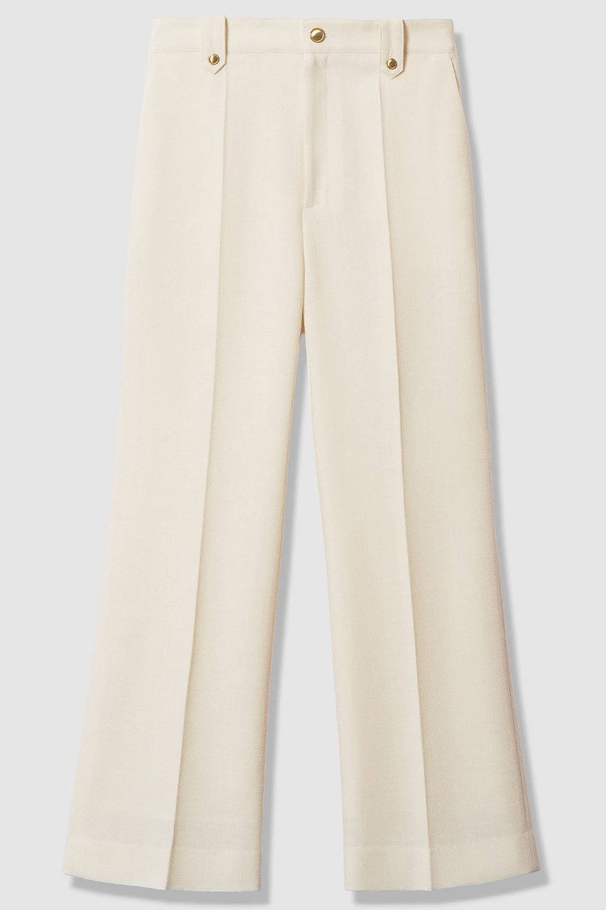 アナイ/ANAYIのライトスラブセンタープレスパンツ(ホワイト/10261712130-95-380)