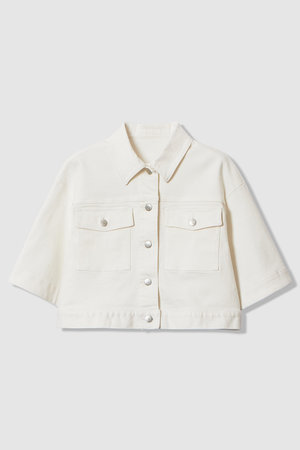 アナイ/ANAYIの【予約販売】ストレッチデニムハーフスリーブ ジャケット(110800/110801)