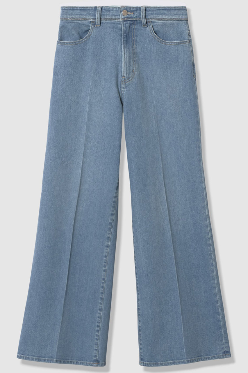 アナイ/ANAYIの【予約販売】ストレッチデニムワイドパンツ(ブルー/10261712030-61-380)