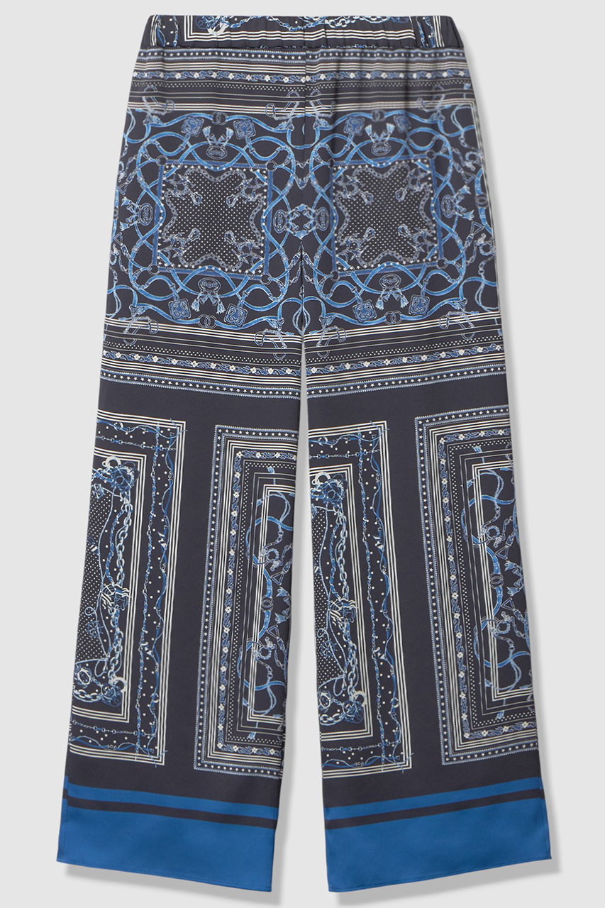 アナイ/ANAYIの【セットアップ対象商品】スカーフプリントイージーパンツ(ネイビー/10261712440-11-360)