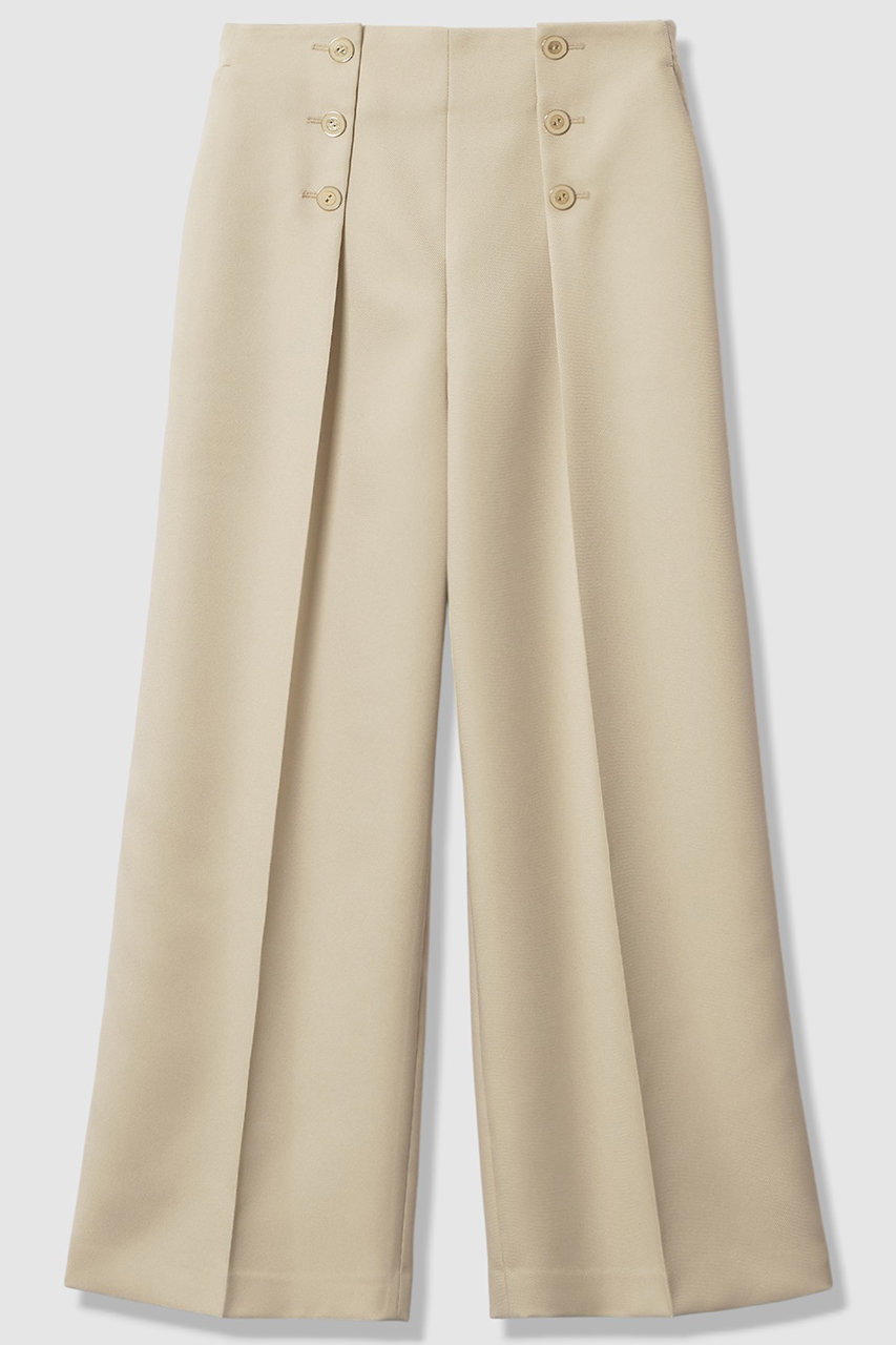 アナイ/ANAYIのブライトツイルタックセーラーパンツ(ベージュ/10261712110-65-380)