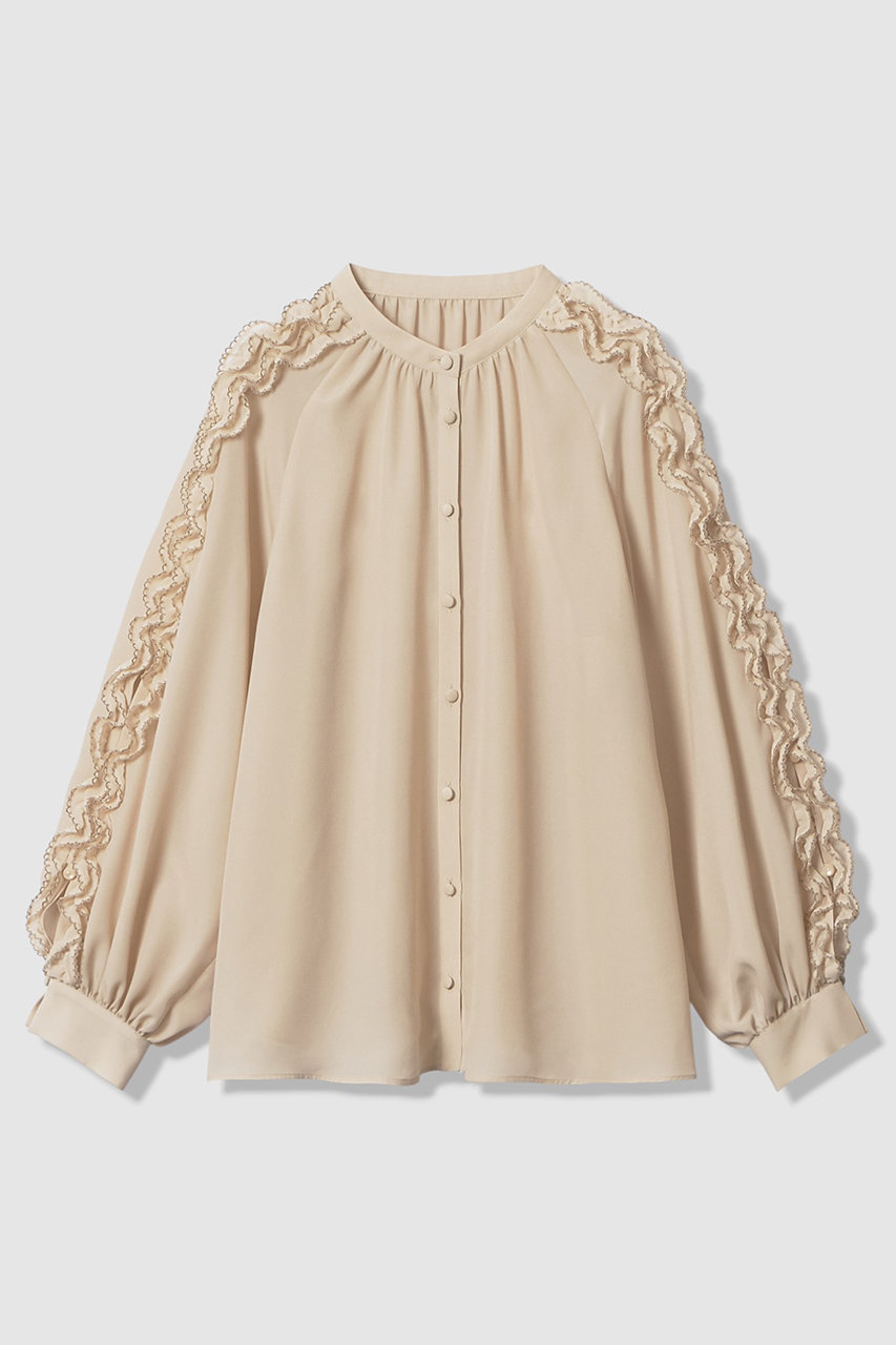 アナイ/ANAYIのピコスカラスリーブスリット ブラウス(ベージュ/10261713330-65-380)