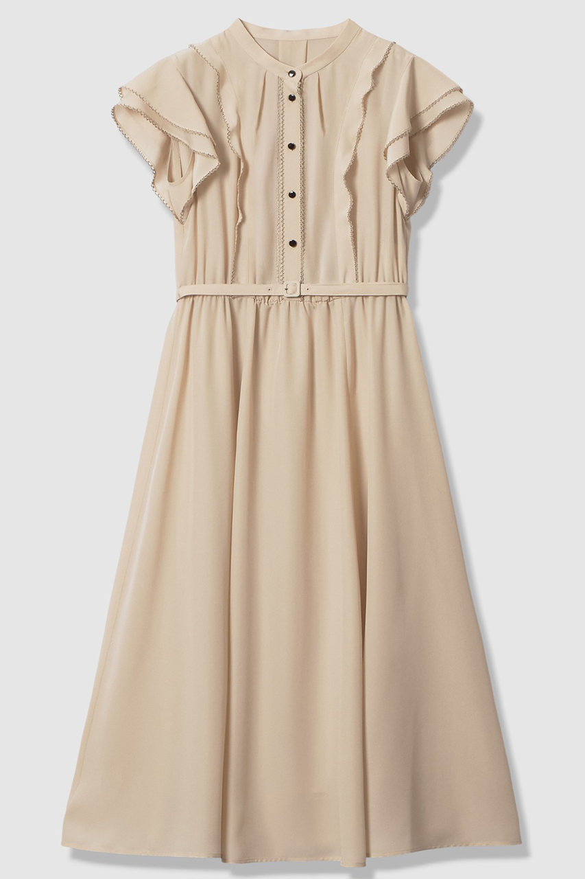 アナイ/ANAYIの【予約販売】ピコスカラレイヤードスリーブ ワンピース(ベージュ/10261714330-95-380)