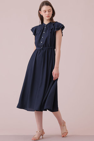 アナイ/ANAYIの【予約販売】ピコスカラレイヤードスリーブ ワンピース