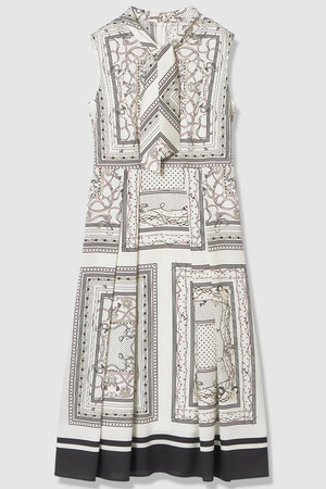 アナイ/ANAYIの【予約販売】スカーフプリントボウタイ ワンピース