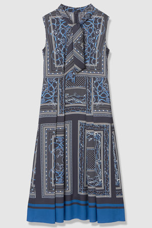 アナイ/ANAYIの【予約販売】スカーフプリントボウタイ ワンピース