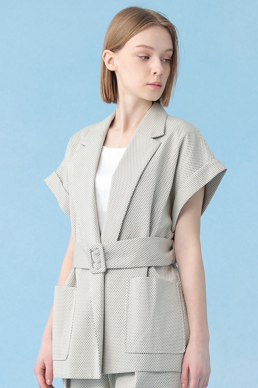 ANAYI(アナイ)｜【セットアップ対象商品】モノトーンドットジャガード