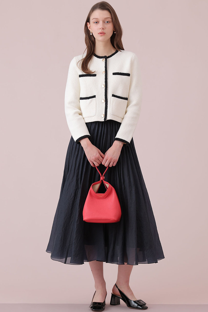 こすけ ANAYI アナイ レッド ホワイトカーデ マカフィー ニット3点 ニット|トップス|essence of ANAYI|商品一覧｜ANAYI OFFICIAL ONLINE
