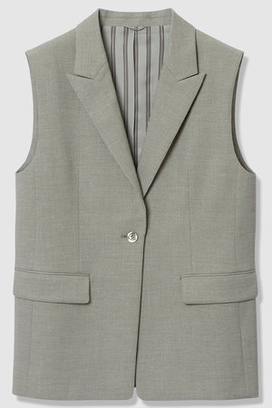 アナイ/ANAYIの【予約販売】【セットアップ対象商品】シャークスキンピークドラペルジレ(110800/110806)