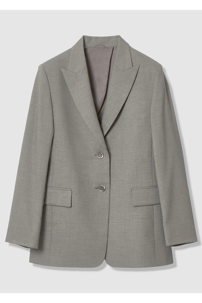 アナイ/ANAYIの【予約販売】【セットアップ対象商品】シャークスキンシングル ジャケット(ブラック系/10261110370-98-380)