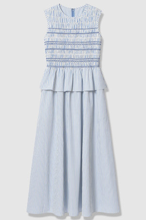 アナイ/ANAYIの【予約販売】カラーストライプスモッキング ワンピース(110500/110503)