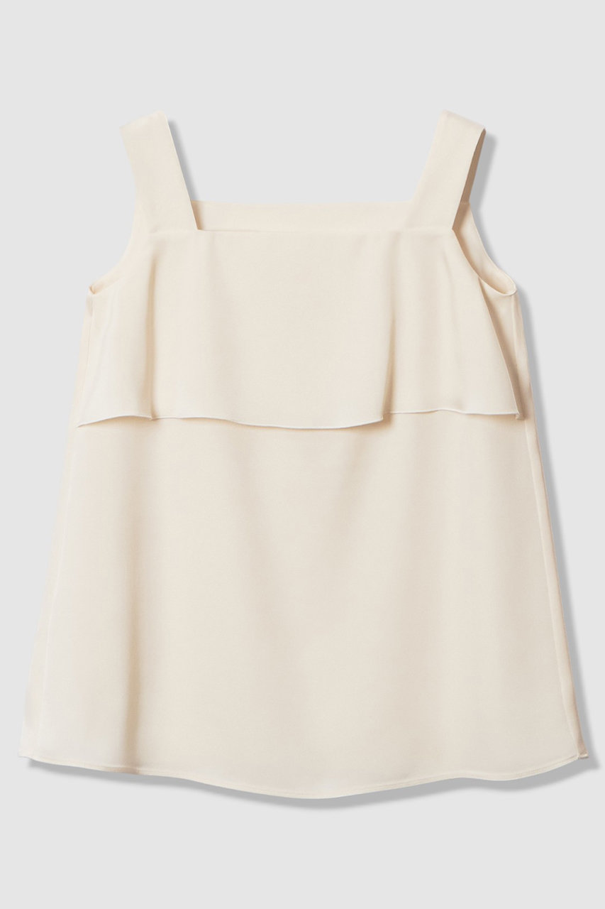 アナイ/ANAYIの【予約販売】【セットアップ対象商品】ストレッチダブルサテンキャミソール(ホワイト/10261713190-65-380)