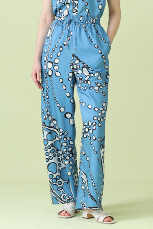 アナイ/ANAYIの【予約販売】【セットアップ対象商品】パールドットプリントゴムウエストパンツ(110600/110601)