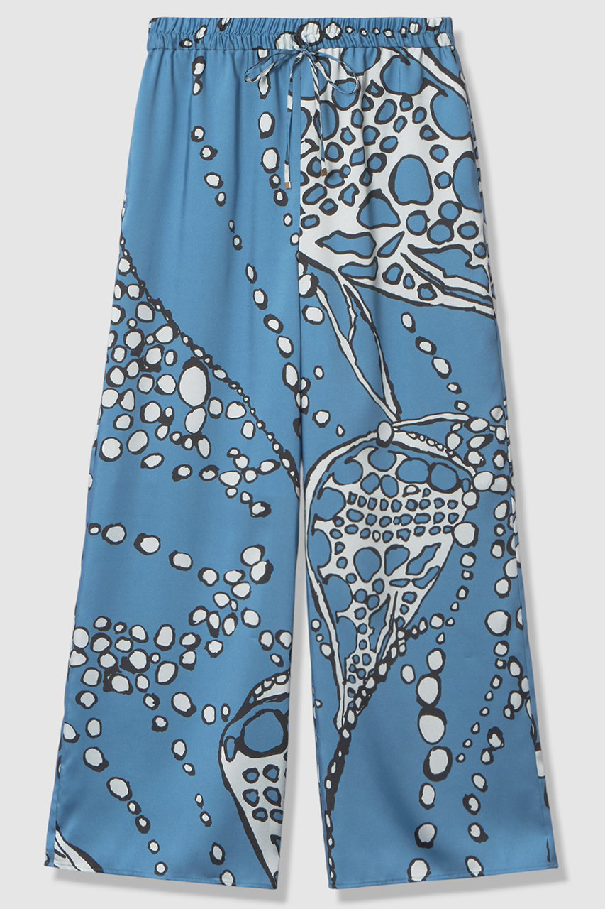 アナイ/ANAYIの【予約販売】【セットアップ対象商品】パールドットプリントゴムウエストパンツ(ブルー/10261712290-61-380)