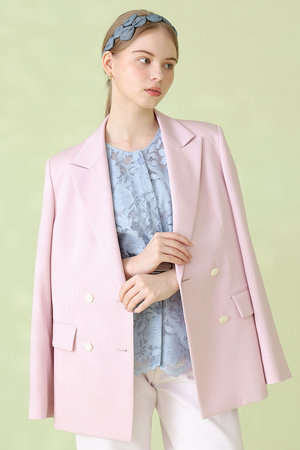 アナイ/ANAYIの【予約販売】【セットアップ対象商品】オックスストレッチダブルジャケット(110800/110801)