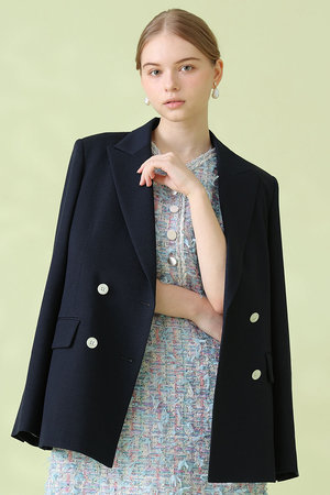 アナイ/ANAYIの【予約販売】【セットアップ対象商品】オックスストレッチダブルジャケット(110800/110801)