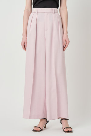 アナイ/ANAYIの【予約販売】【セットアップ対象商品】オックスストレッチタックワイドパンツ(110600/110601)