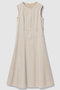 【予約販売】【セットアップ対象商品】オックスストレッチベルテッドワンピース アナイ/ANAYI