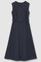【予約販売】【セットアップ対象商品】オックスストレッチベルテッドワンピース アナイ/ANAYI ネイビー