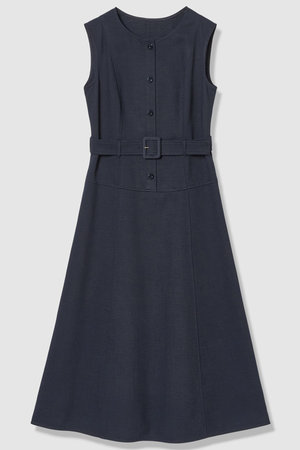 アナイ/ANAYIの【予約販売】【セットアップ対象商品】オックスストレッチベルテッドワンピース(110500/110503)