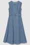 【予約販売】【セットアップ対象商品】オックスストレッチベルテッドワンピース アナイ/ANAYI インディゴ