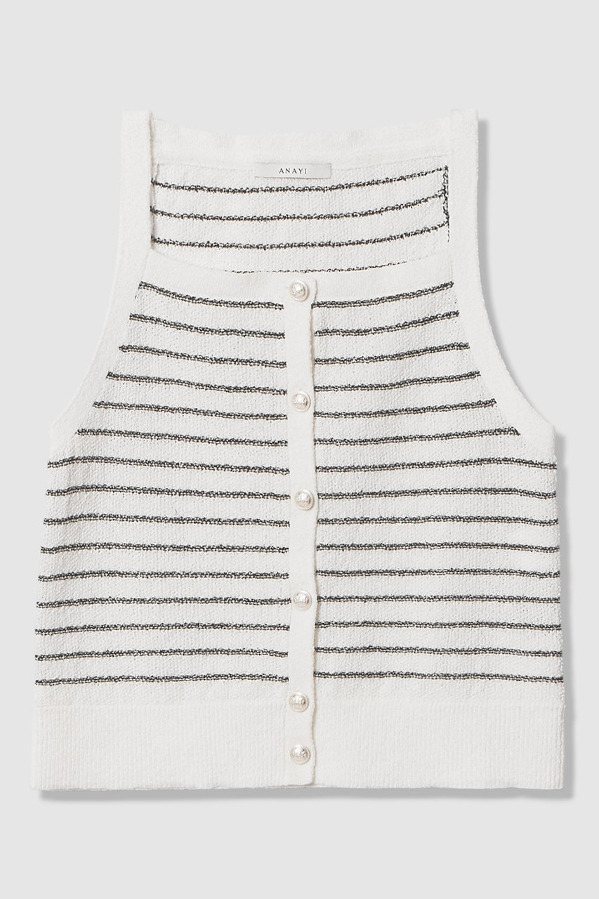 アナイ/ANAYIの【予約販売】パウダーボーダーキャミプルオーバー(オフホワイト/10261816350-95-380)