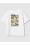コットン天竺フォトプリントＴシャツ アナイ/ANAYI ホワイト①