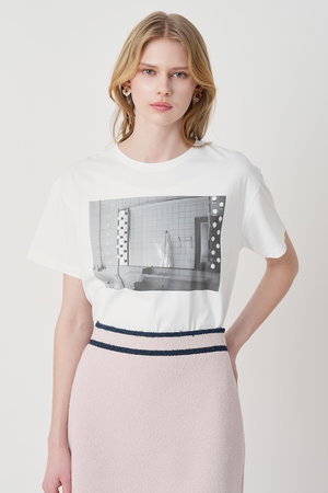 アナイ/ANAYIの【予約販売】コットン天竺フォトプリントＴシャツ(110100/110102)