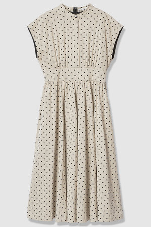 アナイ/ANAYIの【予約販売】モノトーンドットジャガードフレア ワンピース(110500/110503)