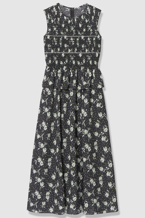 アナイ/ANAYIの【予約販売】フラワードットプリントスモッキング ワンピース(110500/110503)