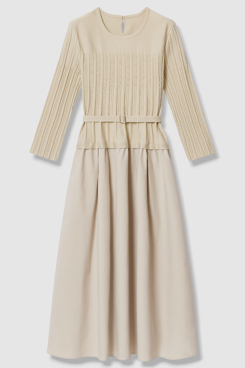 アナイ/ANAYIのタフタドッキング ワンピース(ベージュ/10261714270-95-380)