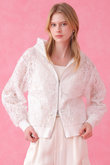 チュールコードレースフーディブルゾン アナイ/ANAYI