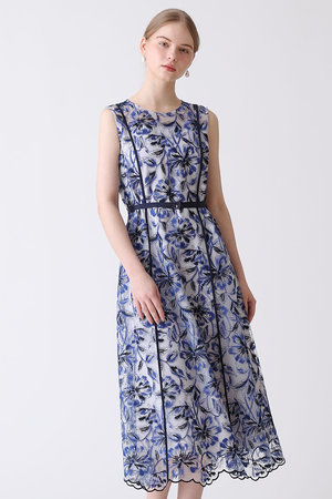 アナイ/ANAYIの【予約販売】フラワーエンブロイダリーフレア ワンピース(110500/110503)