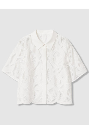 アナイ/ANAYIの【予約販売】【セットアップ対象商品】リーフコード刺繍半袖 ブラウス(110400/110402)