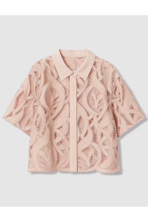 アナイ/ANAYIの【予約販売】【セットアップ対象商品】リーフコード刺繍半袖 ブラウス(110400/110402)