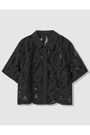 アナイ/ANAYIの【予約販売】【セットアップ対象商品】リーフコード刺繍半袖 ブラウス(110400/110402)