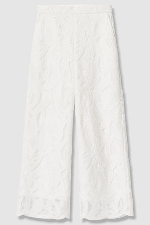 アナイ/ANAYIの【予約販売】【セットアップ対象商品】リーフコード刺繍ワイドパンツ(110600/110601)