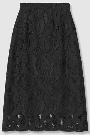 アナイ/ANAYIの【予約販売】【セットアップ対象商品】リーフコード刺繍 Iライン スカート(110700/110703)