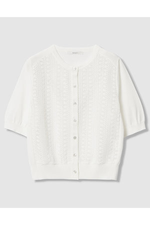 アナイ/ANAYIの【予約販売】インポートレースドッキング カーディガン(110300/110303)