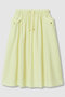 【予約販売】【セットアップ対象商品】2WAYストレッチギャザー スカート アナイ/ANAYI イエロー
