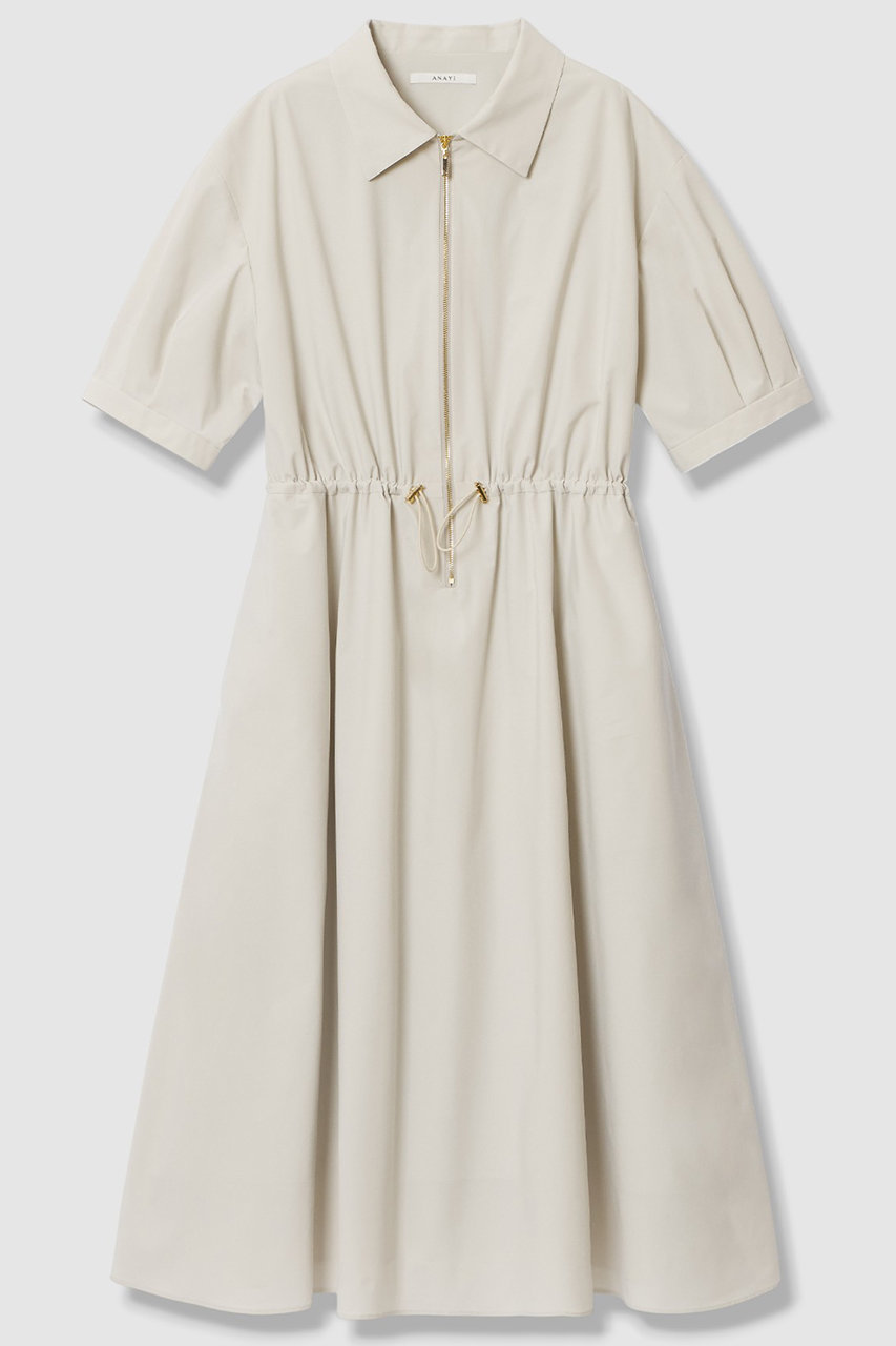 アナイ/ANAYIの【予約販売】2WAYストレッチジップ ワンピース(ベージュ/10261114100-65-380)